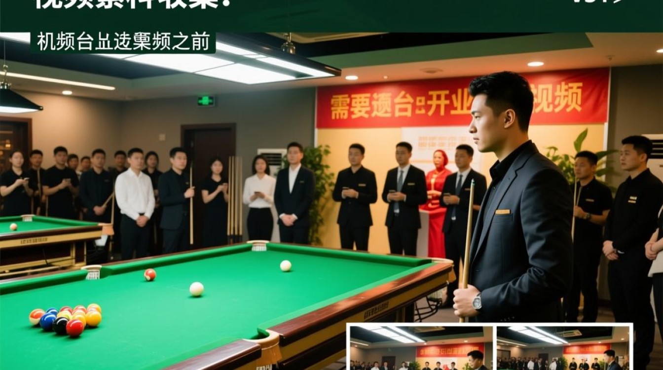 如何巧妙剪辑台球开业宣传视频，吸引顾客关注？-图1