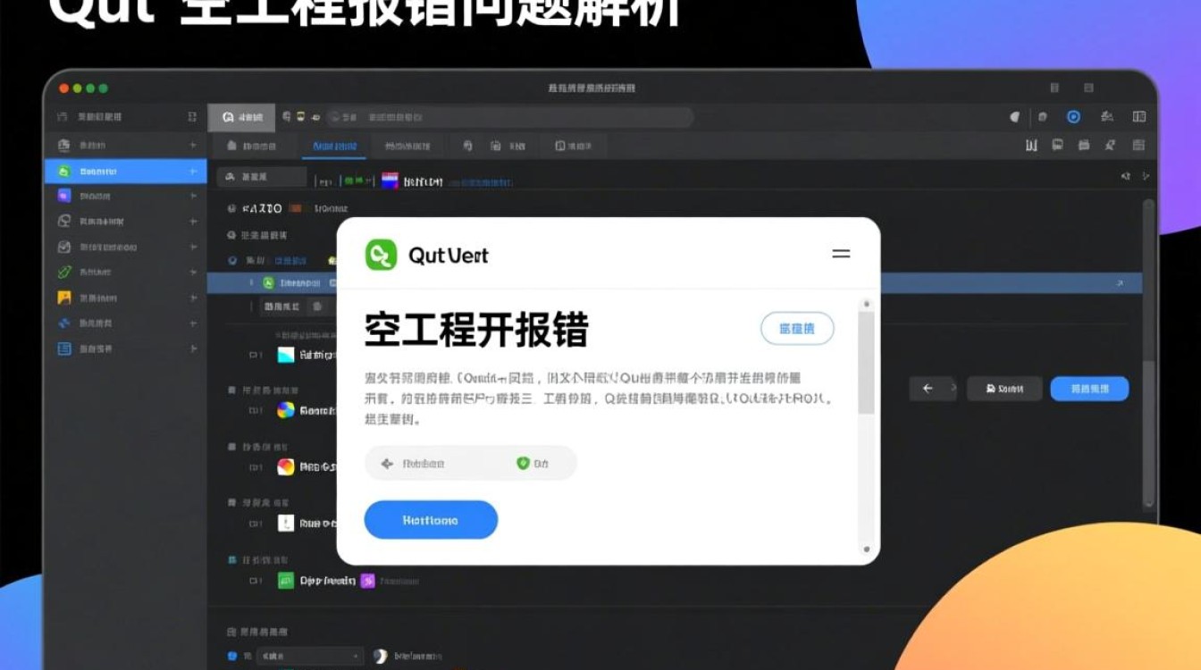 qt空工程报错原因及解决方法探究-图2