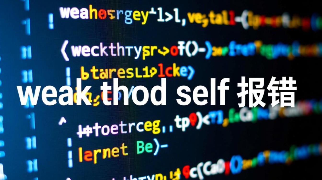 weak typeof self 报错原因及解决方案详解-图1