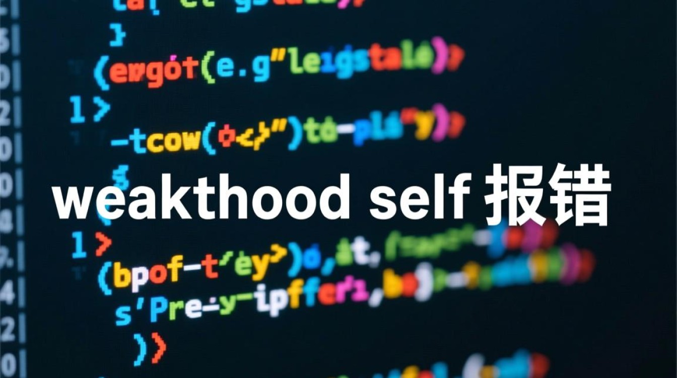 weak typeof self 报错原因及解决方案详解-图2