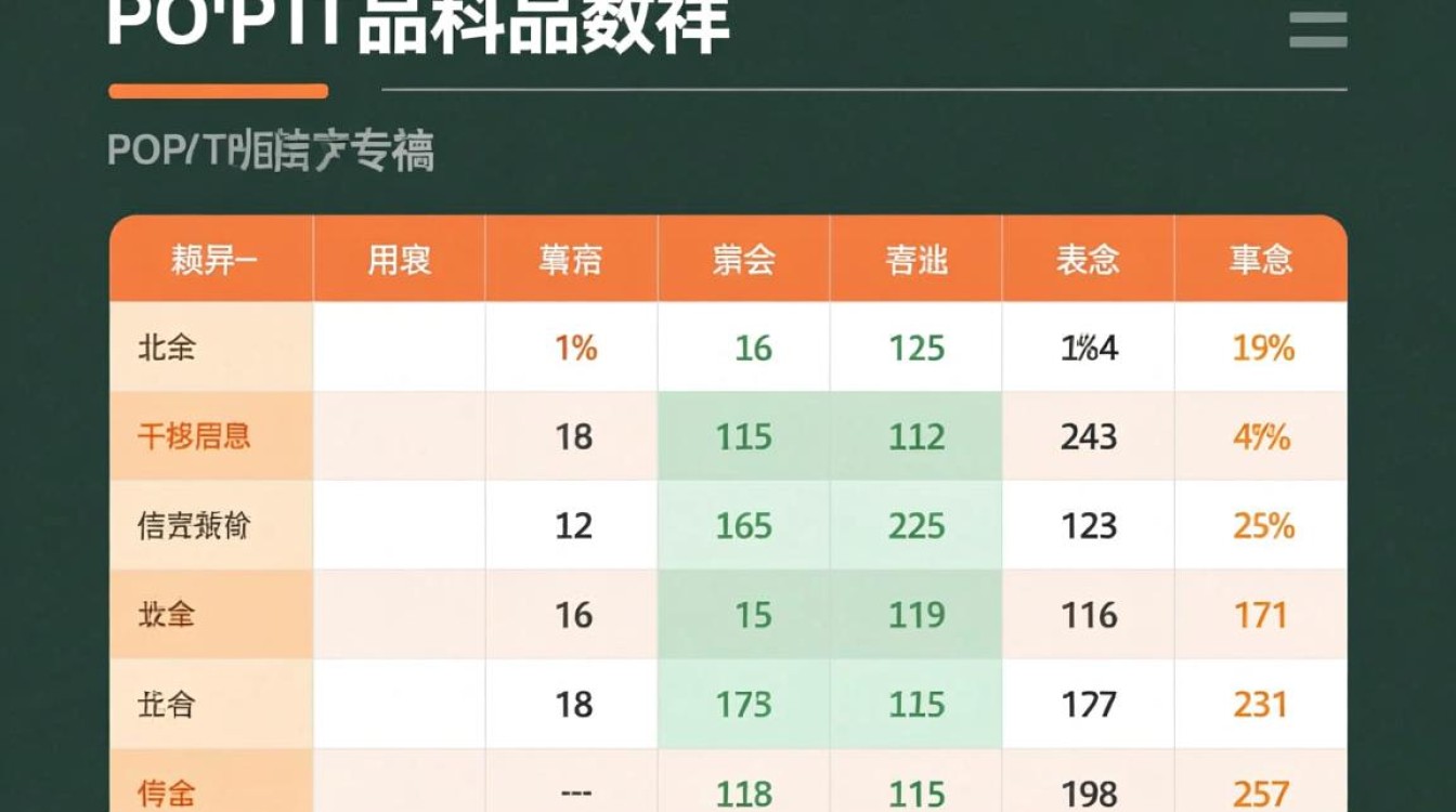 PPT中如何精确绘制并格式化表格，使其既美观又实用？-图2