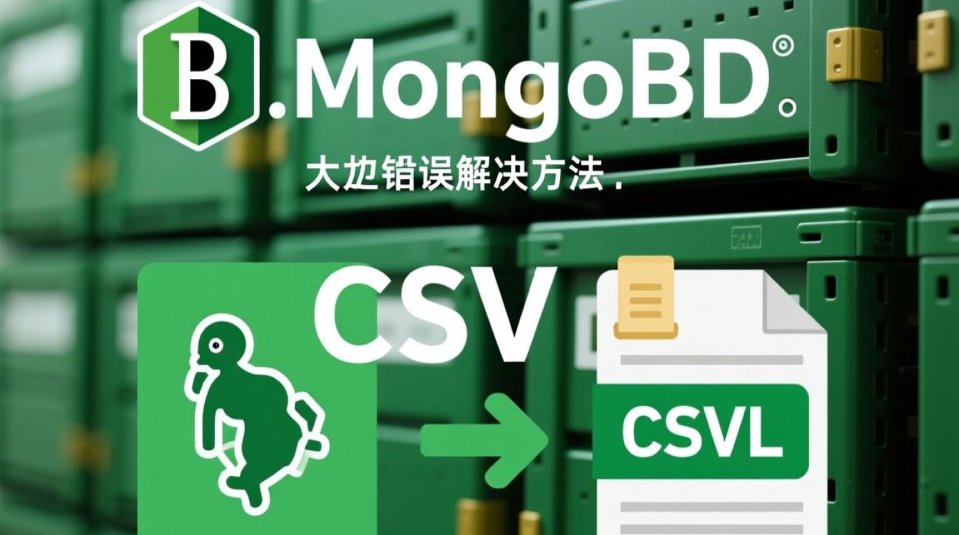 MongoDB导出CSV时频繁报错,是配置问题还是数据量过大导致的?解决方法有哪些?-图1 MongoDB导出CSV时频繁报错,是配置问题还是数据量过大导致的?解决方法有哪些?-图1