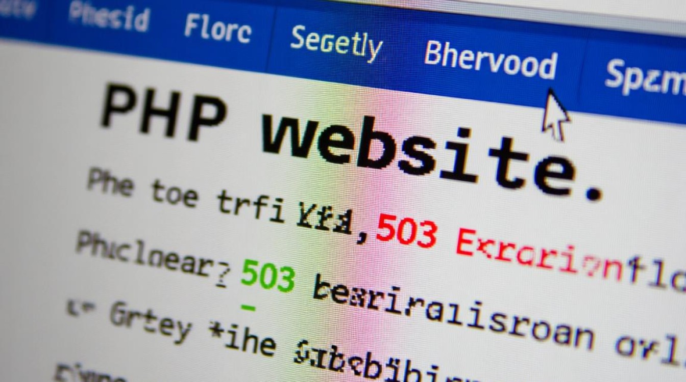 php网站503报错原因探秘，是配置失误还是系统故障？-图1