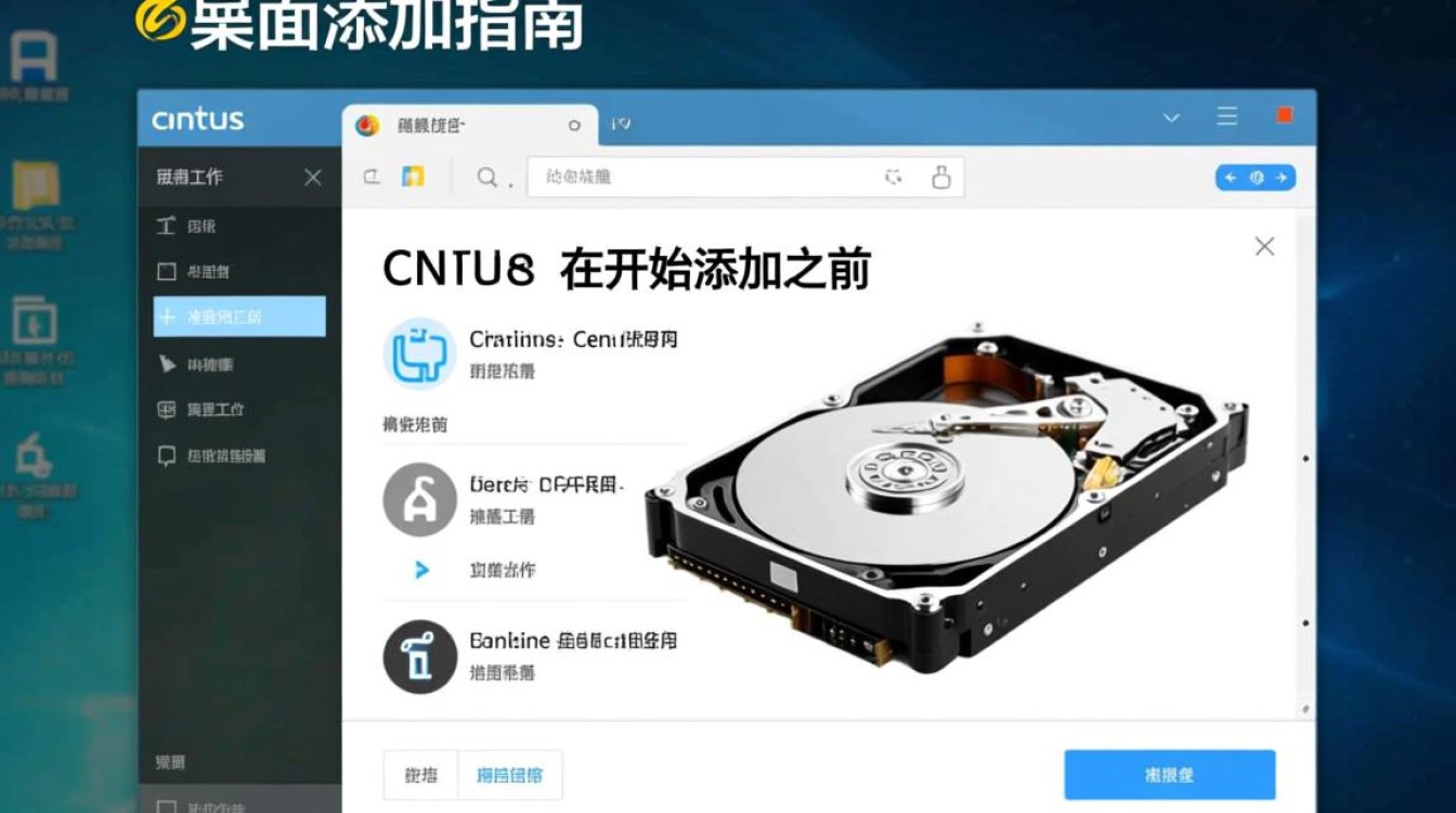 CentOS桌面系统如何正确添加新硬盘？详细步骤与注意事项揭秘！-图1