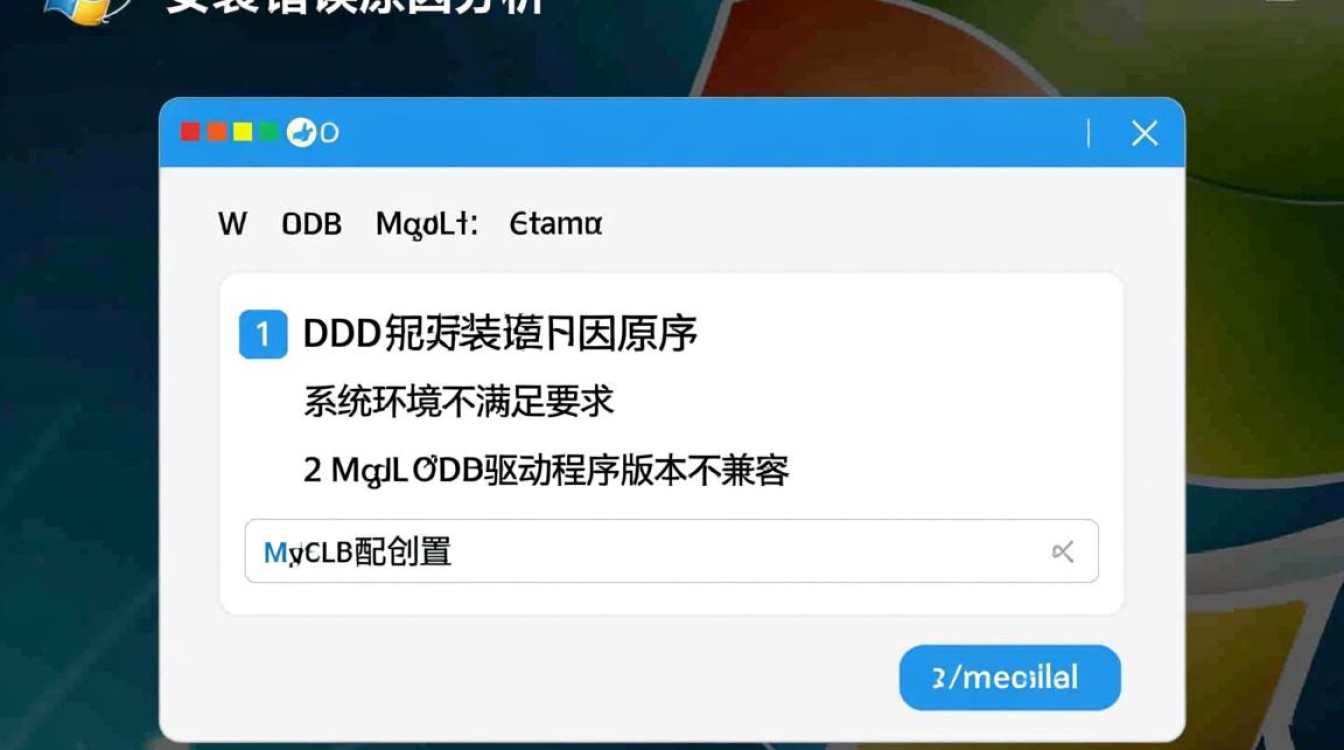 MySQL ODBC安装时频繁报错，是什么原因导致的解决方案在哪里？-图2