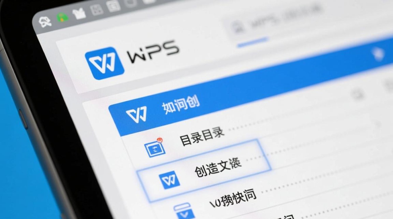 WPS文档中如何快速准确地创建目录，有哪些技巧和注意事项？-图1