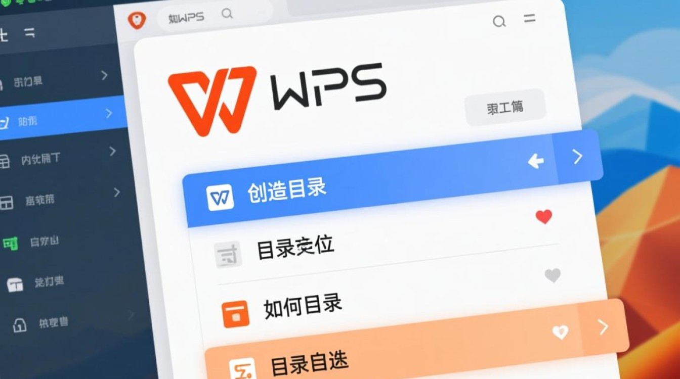 WPS文档中如何快速准确地创建目录，有哪些技巧和注意事项？-图2