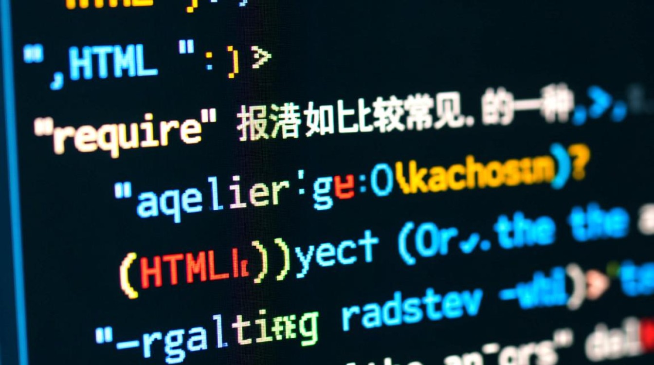 为什么在HTML中使用require时总是出现清除报错的问题？原因分析及解决方法。-图1