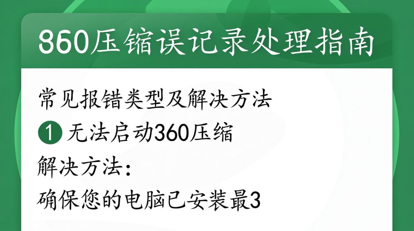 360压缩报错记录为何频繁出现？揭秘常见错误及解决方法！-图1