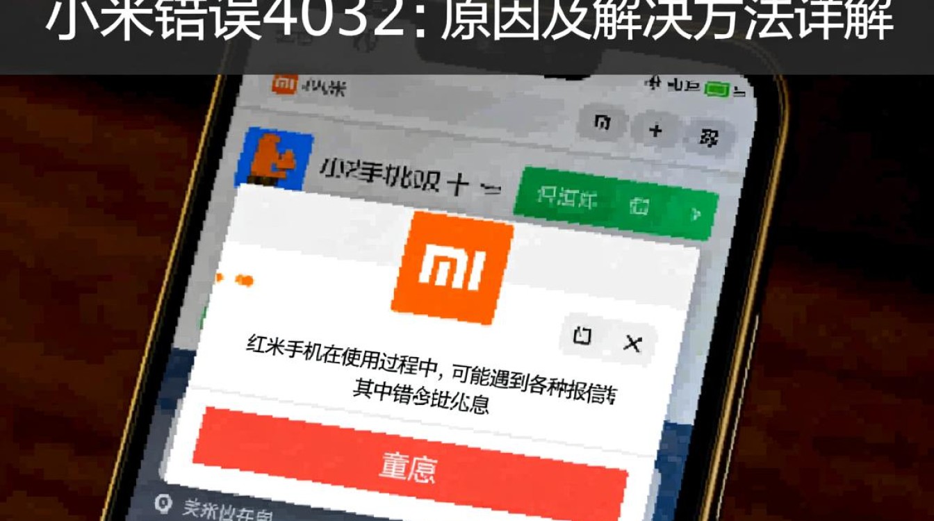红米手机频繁报错4032？原因揭秘及解决方法一览！-图1