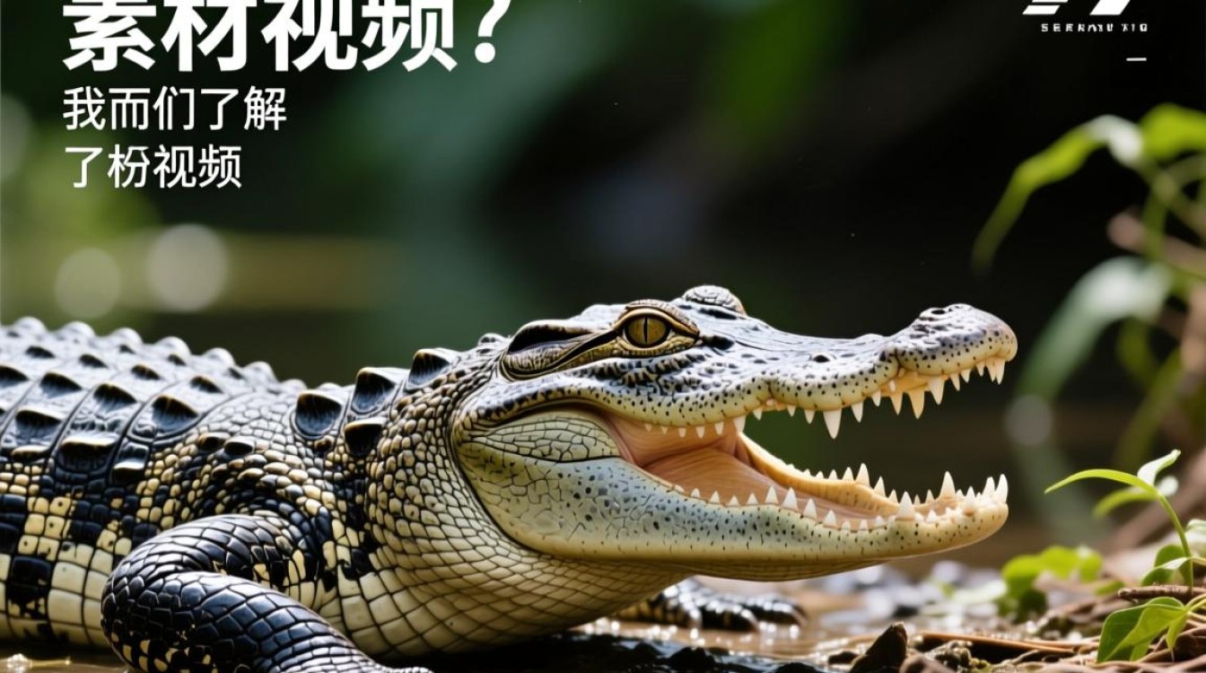 如何巧妙剪辑鳄鱼素材视频，使其更具观赏性与吸引力？-图2