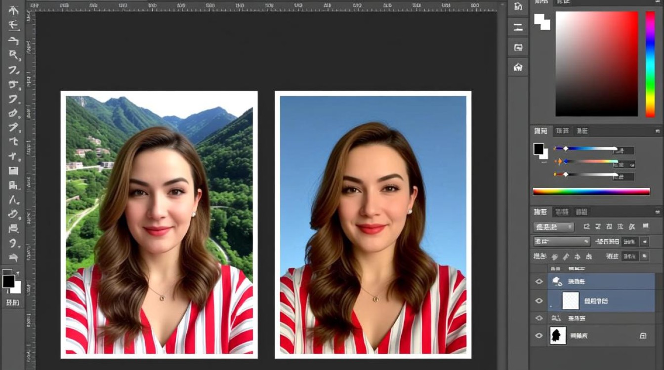 如何使用Photoshop同时打开两张图片进行编辑或比较？-图3