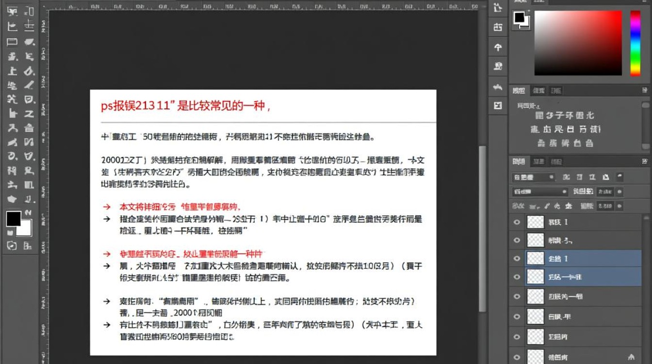 ps报错213 11究竟是什么原因导致，如何快速解决这个常见问题？-图2