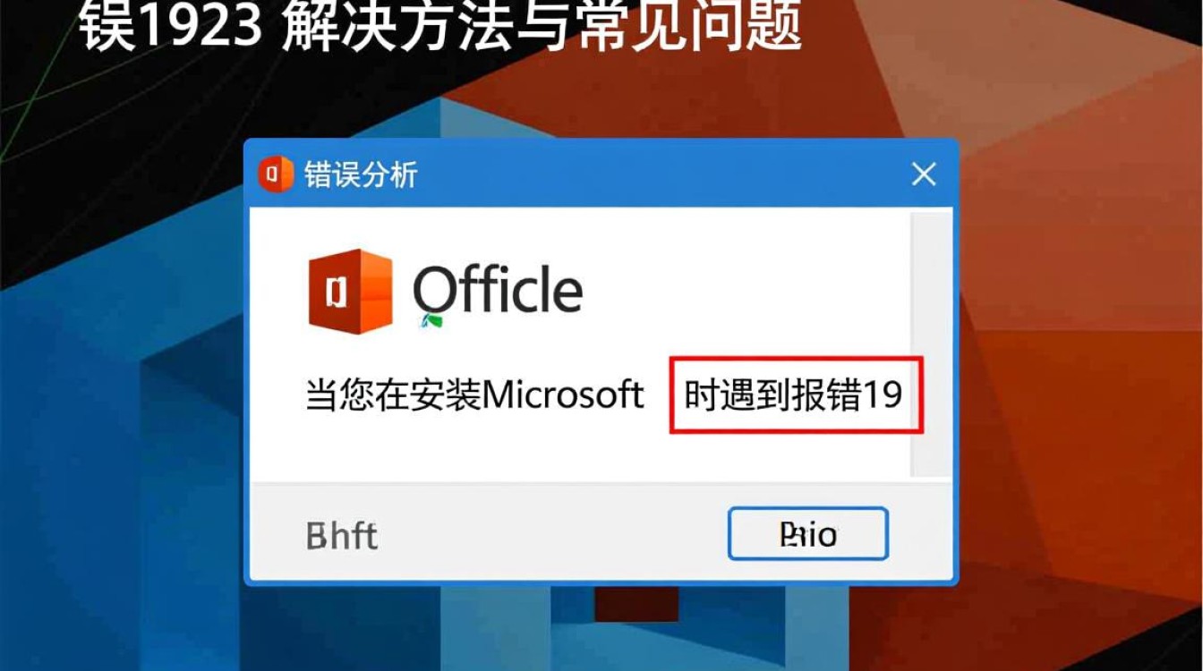 Office安装报错1923究竟是什么原因导致的,如何有效解决?-图1 Office安装报错1923究竟是什么原因导致的,如何有效解决?-图1