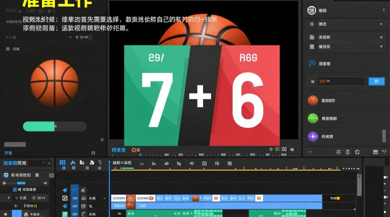 篮球比赛视频剪辑技巧，如何精准插入比分显示？-图1