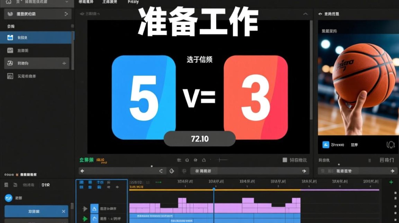 篮球比赛视频剪辑技巧，如何精准插入比分显示？-图3