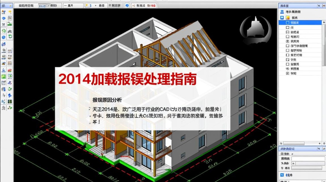 天正2014加载报错？原因排查与解决方法大揭秘！-图1