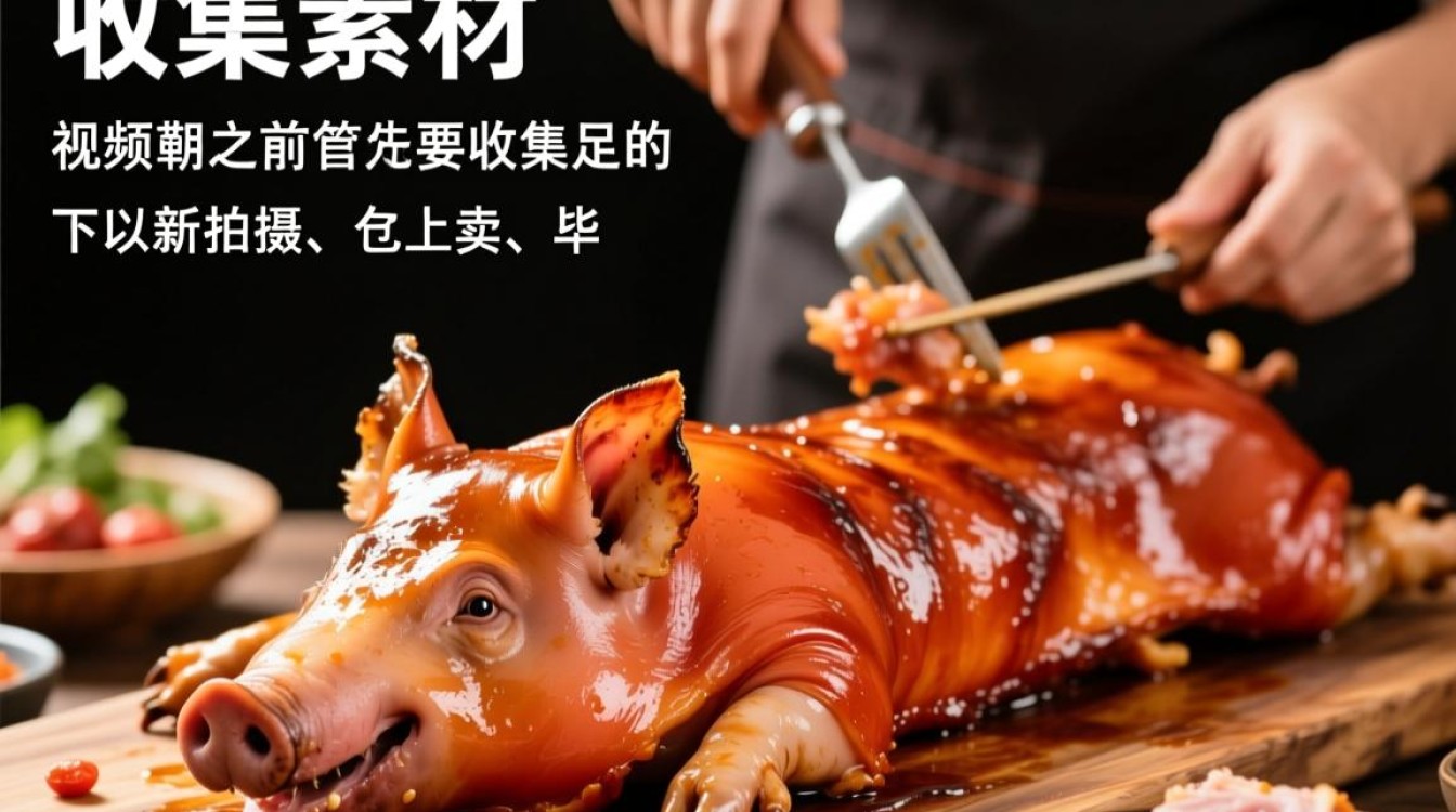 如何制作令人垂涎的烤乳猪视频剪辑教程？-图3