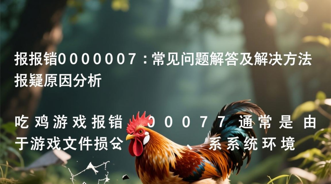 吃鸡报错000007背后原因揭秘，为何频繁出现？解决方法大揭秘！-图2