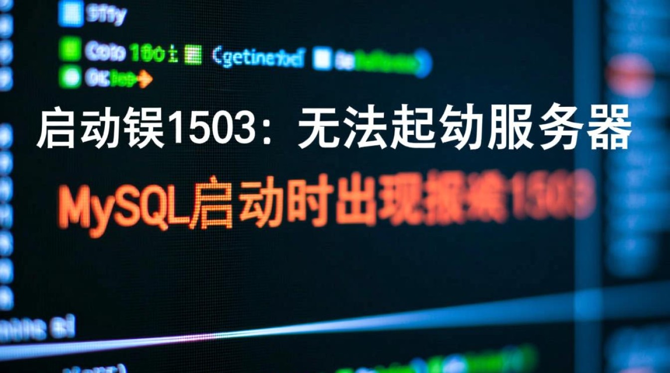 MySQL启动时频繁出现1503错误，是什么原因导致的解决方案？-图1