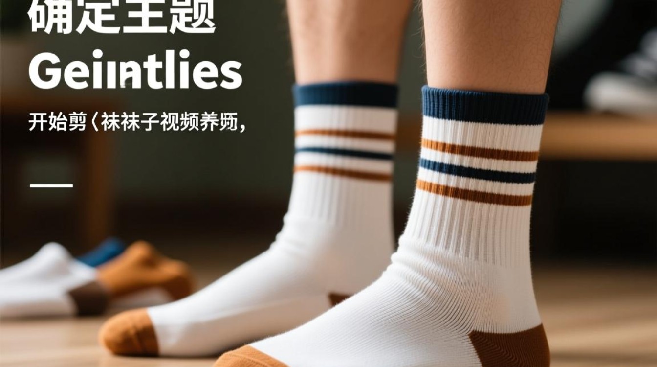 如何轻松剪辑制作吸引人的袜子品牌宣传视频？-图2