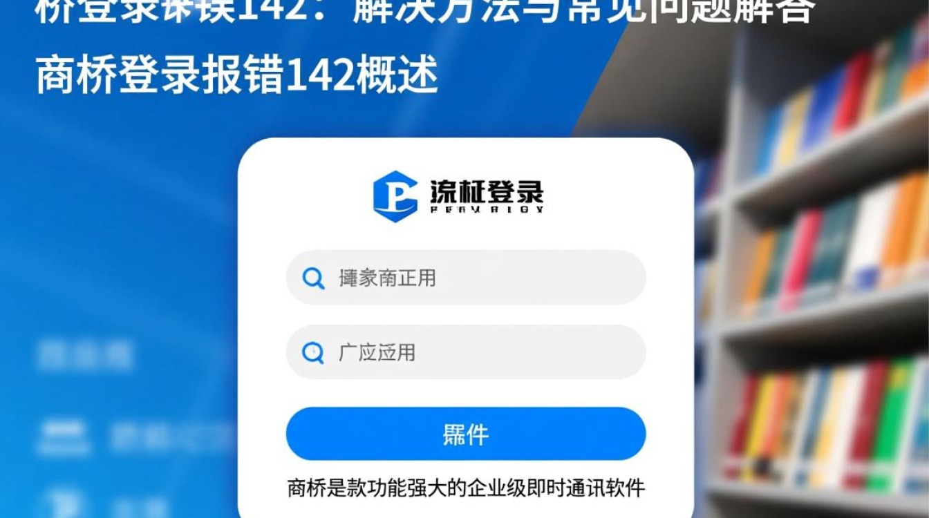 商桥登录报错142，究竟是什么原因导致系统无法正常登录？解决方法有哪些？-图2