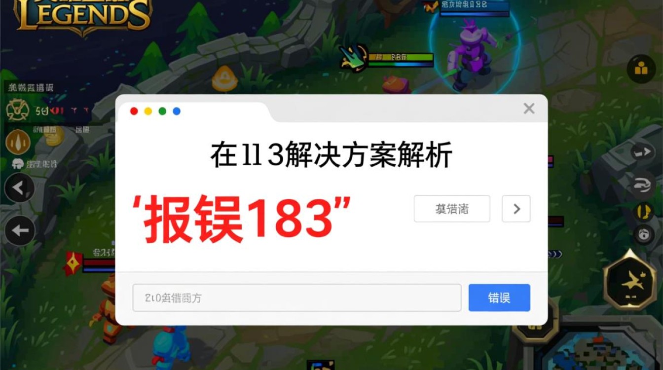 英雄联盟报错183？揭秘183错误背后的真相与解决方法-图1