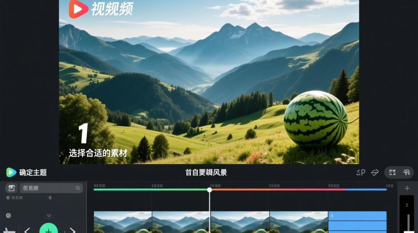 如何使用西瓜视频高效剪辑户外风景视频教程？-图2