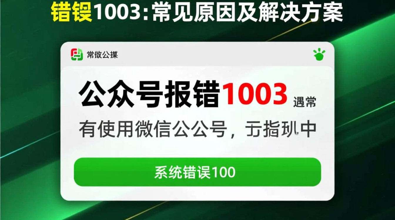 公众号报错1003？这背后究竟隐藏着哪些问题与解决之道？-图2