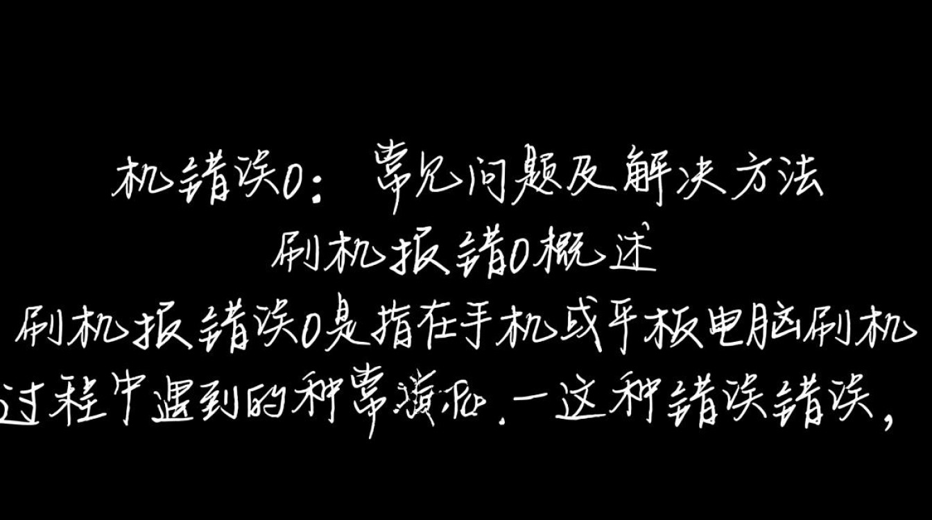 刷机报错0是什么原因导致的?如何解决这个常见问题?-图2 刷机报错0是什么原因导致的?如何解决这个常见问题?-图2