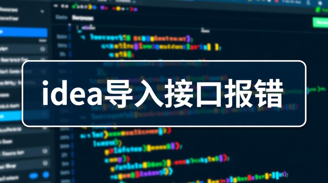 idea导入接口报错，原因分析及解决方法全攻略？-图1