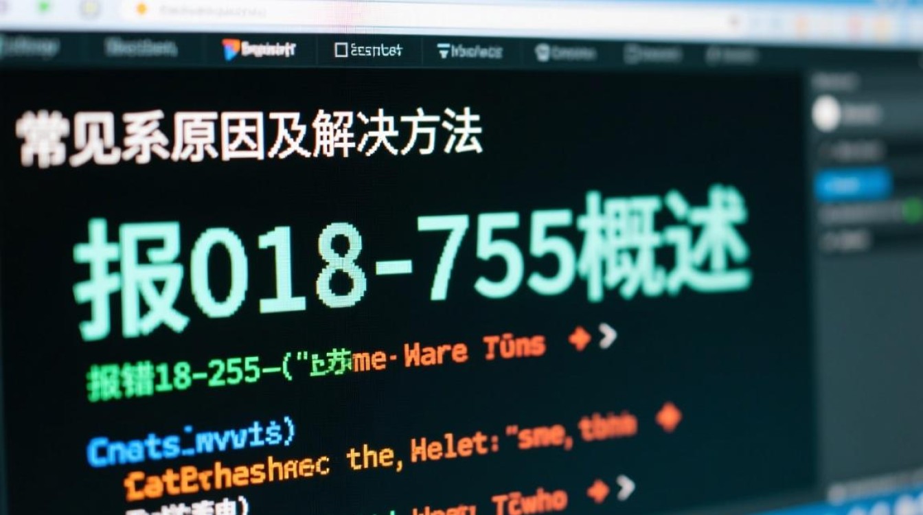 报错018-755究竟是什么原因导致的系统异常？解决方法详解揭秘！-图1