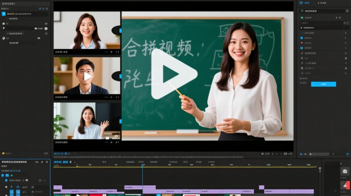 如何高效合拼多个视频片段进行剪辑制作？-图1