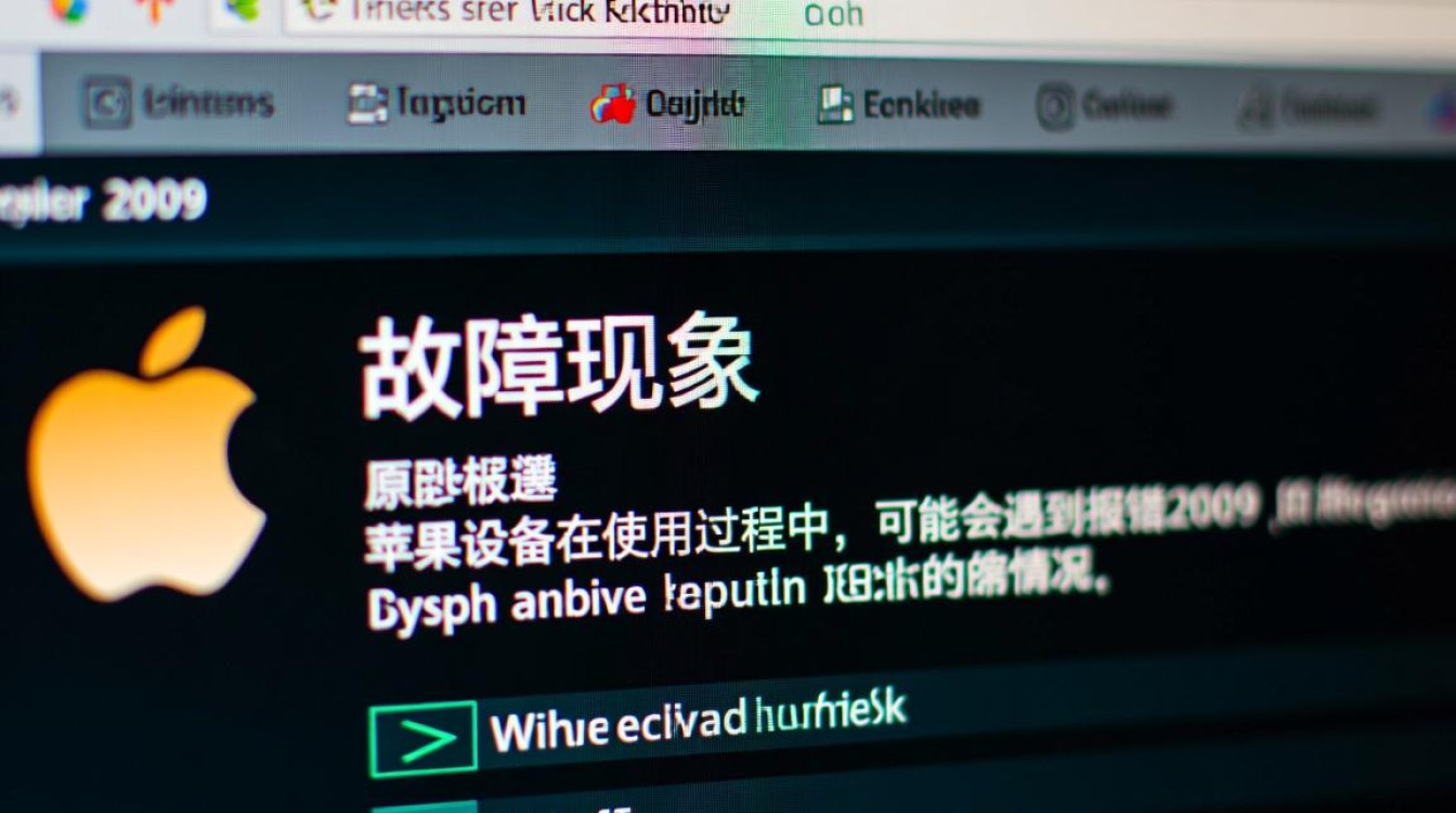 苹果故障报错2009为何频繁出现？用户困惑如何解决？-图2