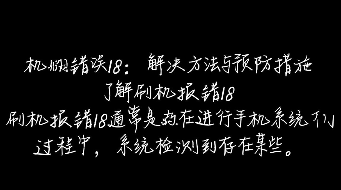 刷机报错18为何频繁出现？专家解答及解决方法大揭秘！-图2