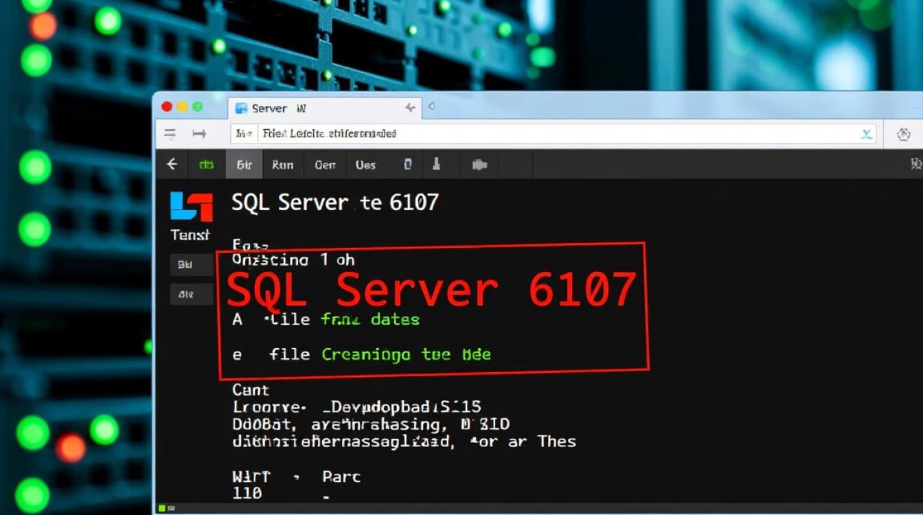 SQL Server错误6107具体原因及解决方案详解，为何频繁出现？-图2