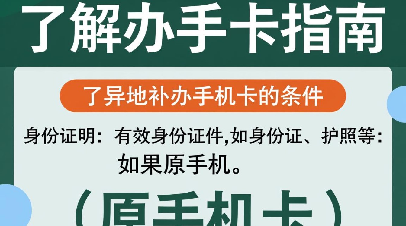 异地补办手机卡流程是什么?有哪些注意事项和常见问题?-图3 异地补办手机卡流程是什么?有哪些注意事项和常见问题?-图3
