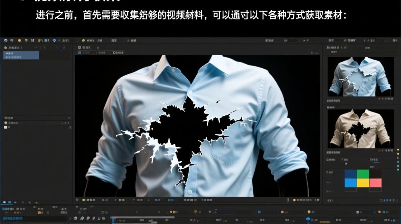 如何通过剪辑撕衣服视频，实现惊悚悬疑效果？-图2