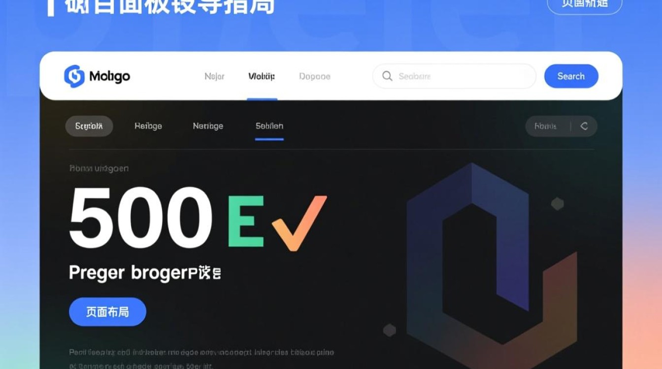 500报错页面模版，如何设计既美观又实用的错误提示界面？-图1