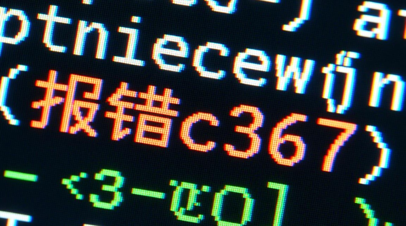 报错c367是什么原因导致的？如何解决这个常见编程错误？-图1