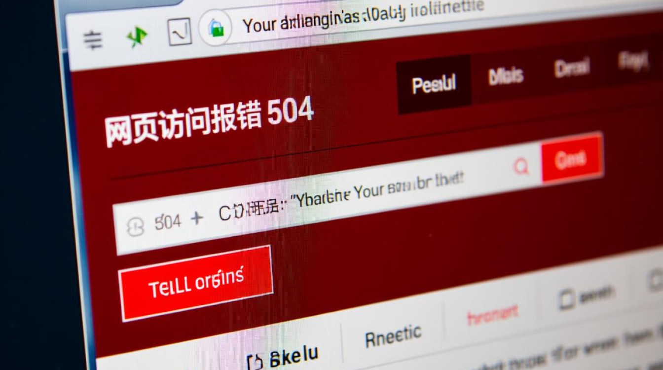 网页访问报错504？详解解决网页504错误的方法与原因-图1
