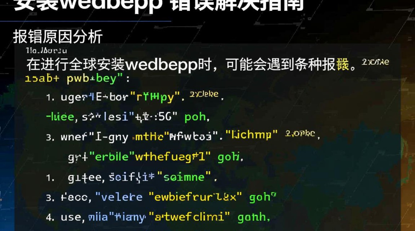 为何全局安装webpack时总是出现报错？30种可能原因大揭秘！-图3