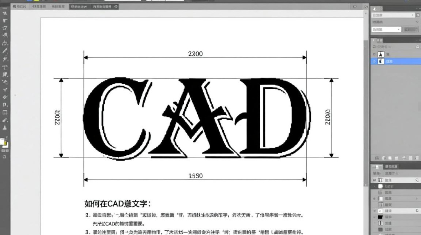 如何在CAD软件中精确标注文字并优化排版技巧？-图2