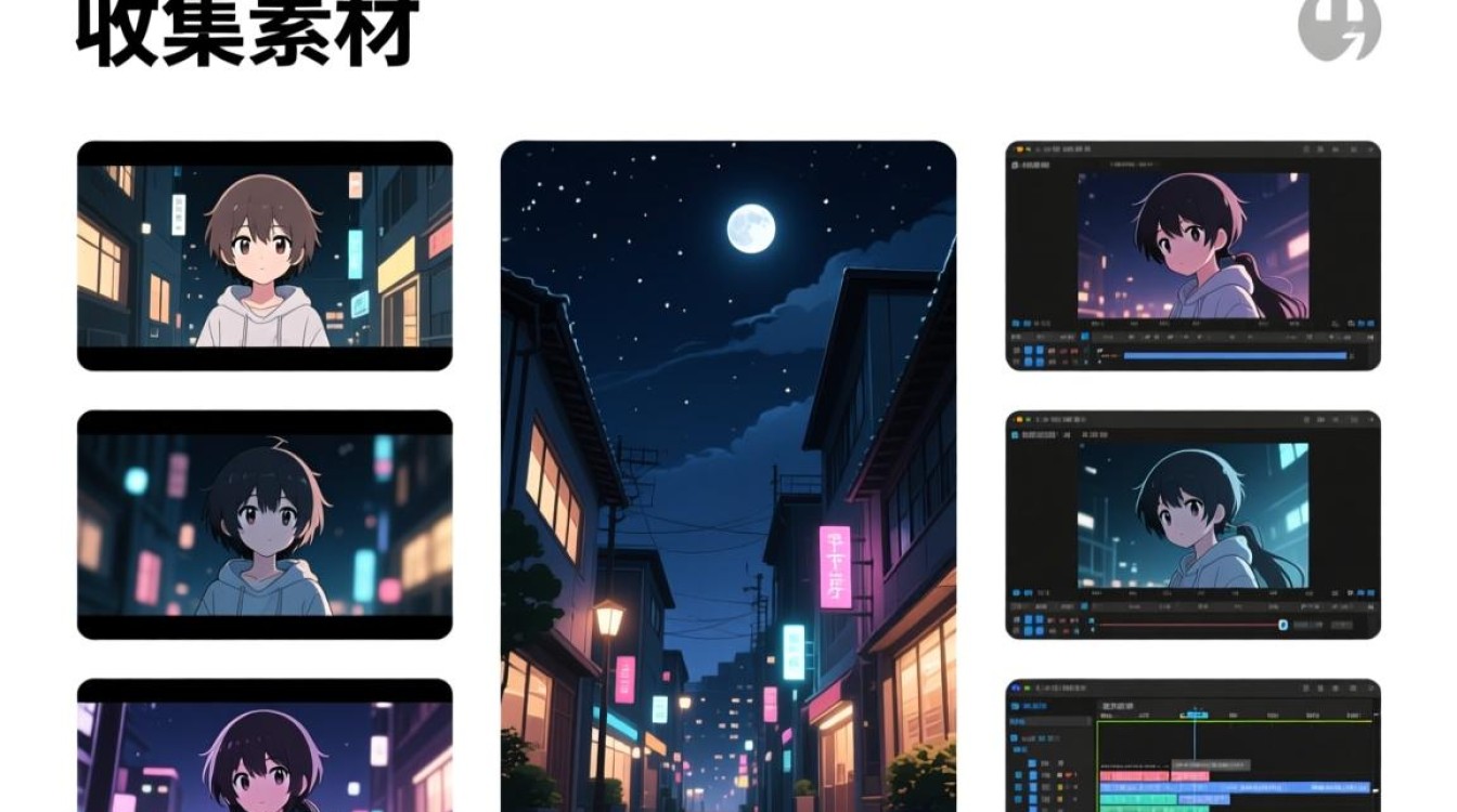 如何巧妙剪辑动漫夜景视频，打造炫酷视觉体验？-图3