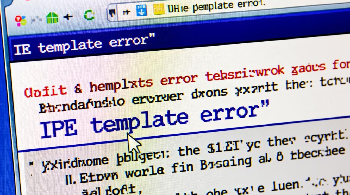 ie报错template error如何解决IE浏览器中的模板错误问题？-图3