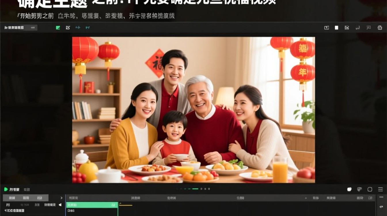 如何巧妙剪辑制作元旦祝福视频，创意表达新年心意？-图2