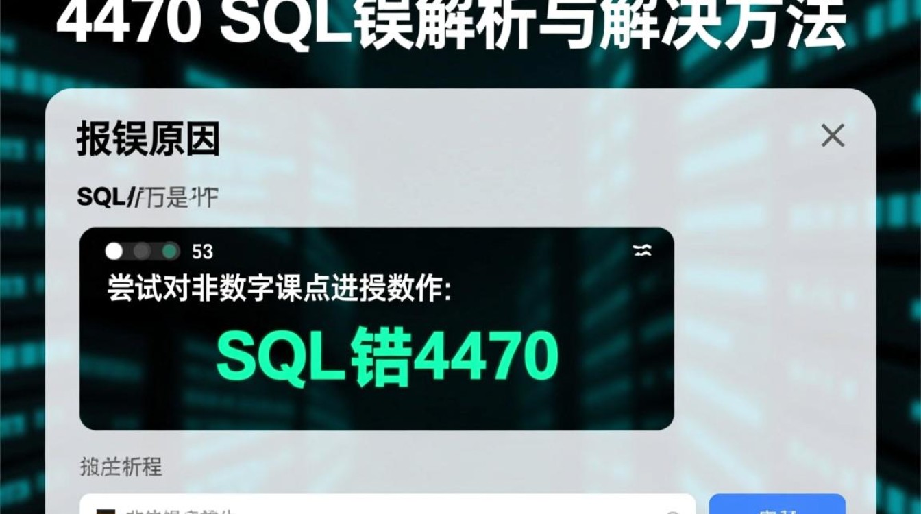 4470sql报错常见原因及解决方法揭秘，如何高效排查？-图2