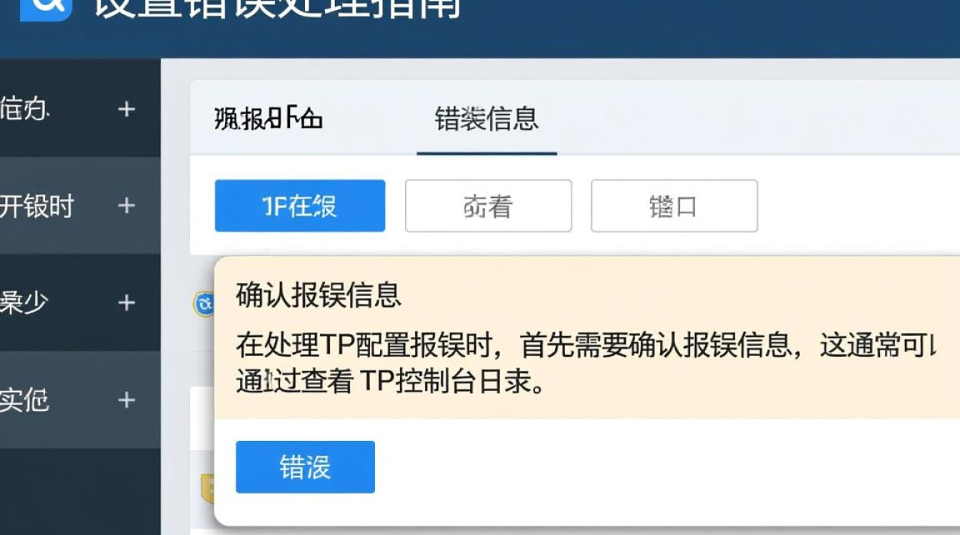 在配置过程中，TP系统频繁报错？揭秘高效解决之道！-图1