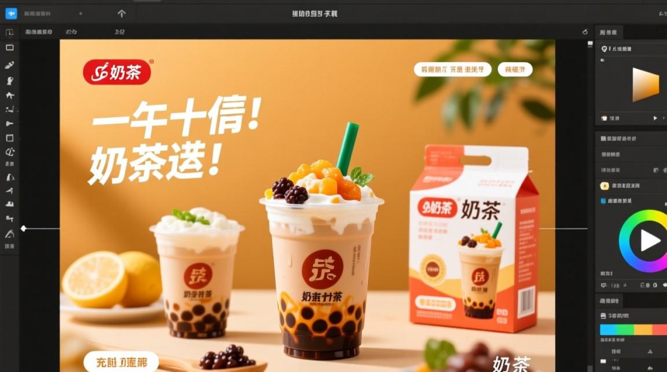 如何巧妙剪辑奶茶宣传视频，打造吸睛效果？-图1