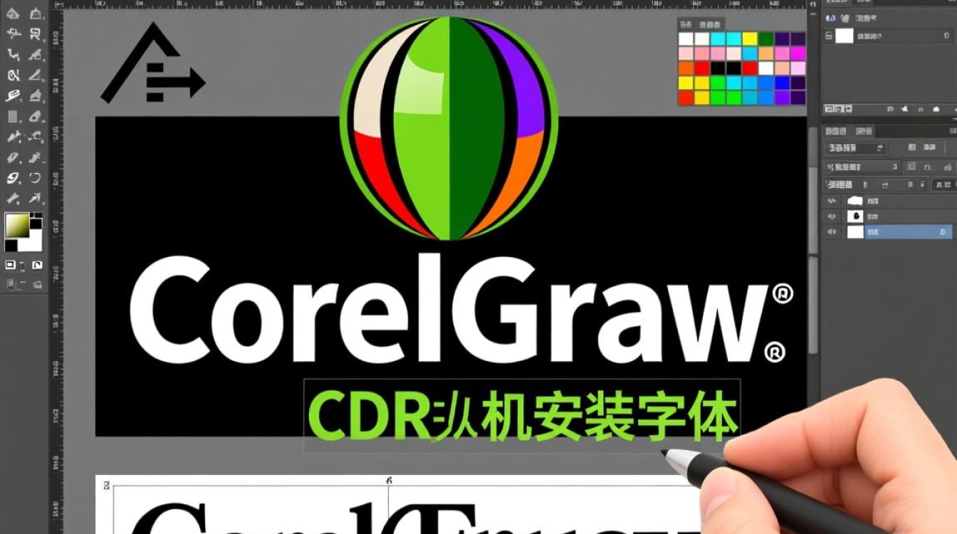 如何正确安装字体到CDR软件中，确保字体使用无障碍？-图1
